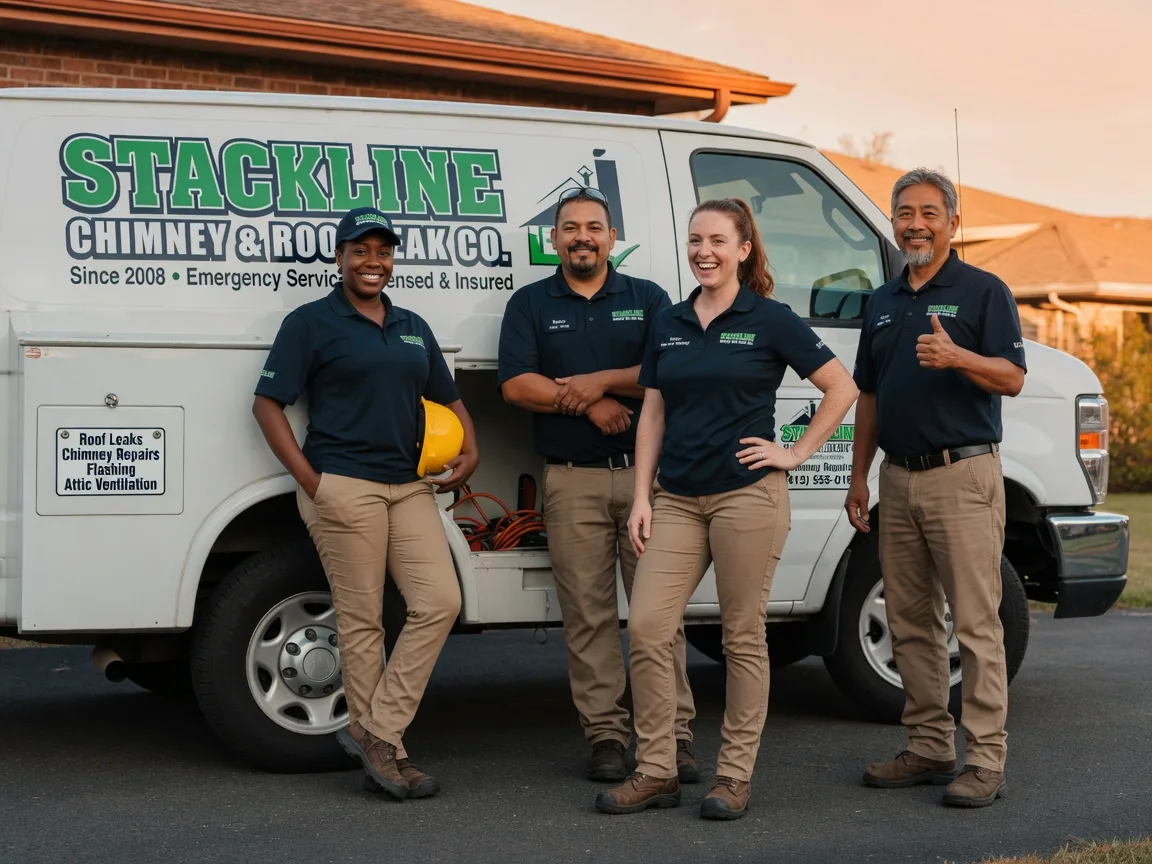 Chimney flashing repair company in Uniontown, WA